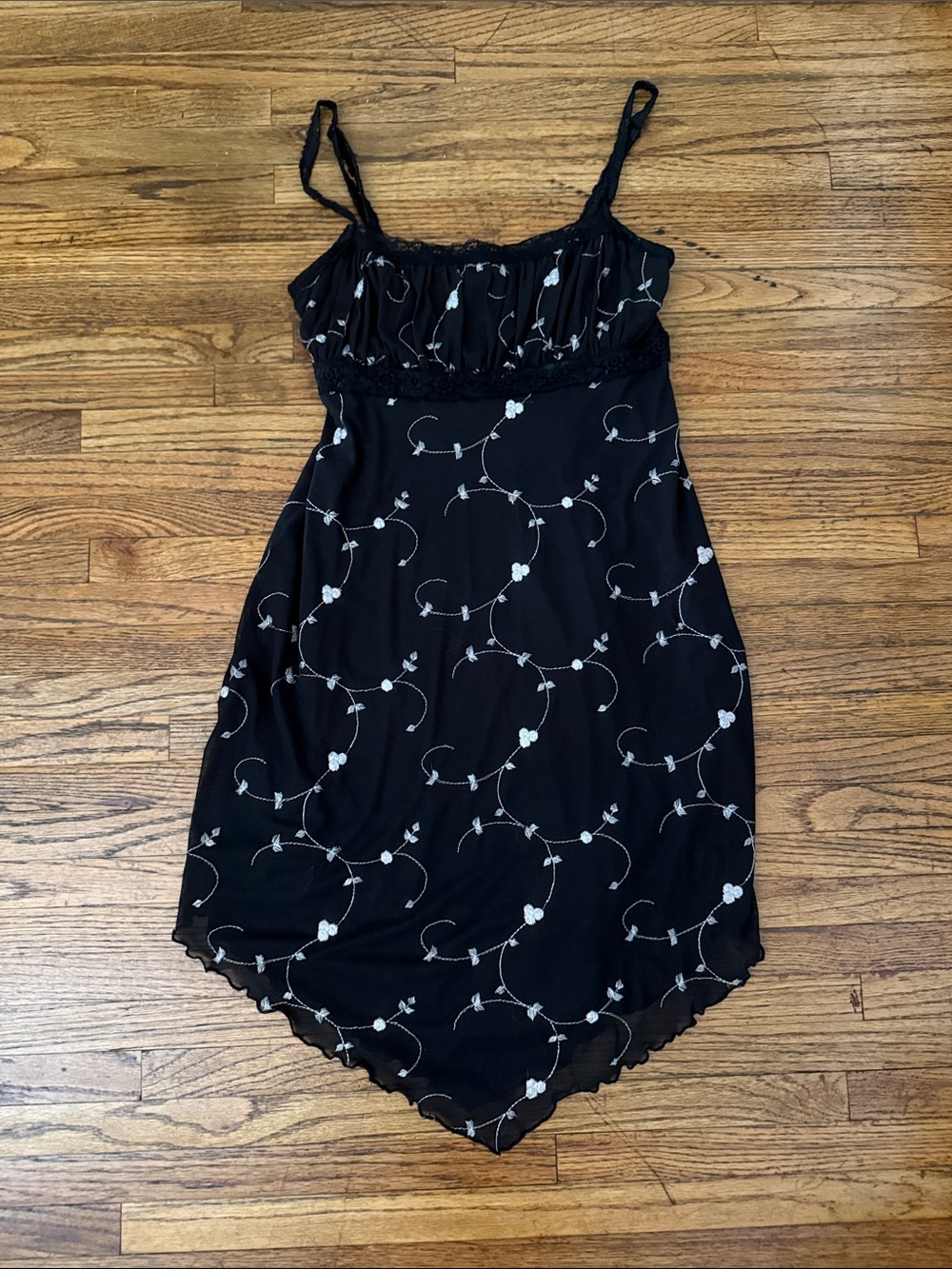 Urban Outfitters Floral Embroidered Slip Dress